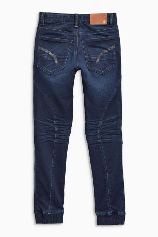 Denim Dk Blue Soft Denim Cuffed Hem Jeans (3-16yrs)